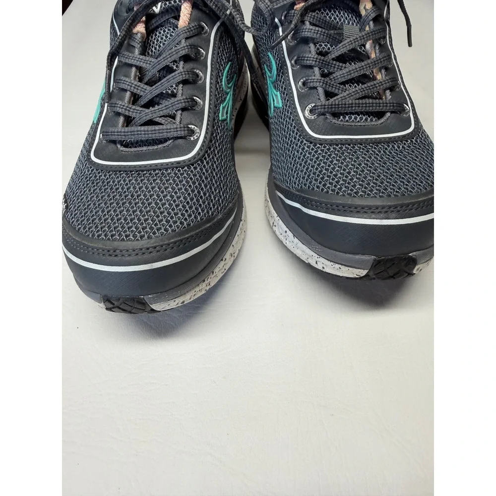 Gravity Defyer Ion Walking Shoes Womens 10 Grey Coral TB9024FGP-W VersoShock